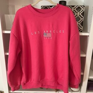 Pink Los Angeles Crewneck Size Large